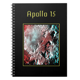 Apollo 15 Landing Site Anaglyph iPad Pro Cover Notebook