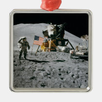 Apollo 15 Lunar Module Moon Landing 1971 Nasa Metal Ornament