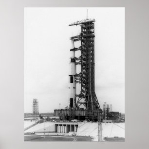 Apollo 15 on the Launch Pad Poster