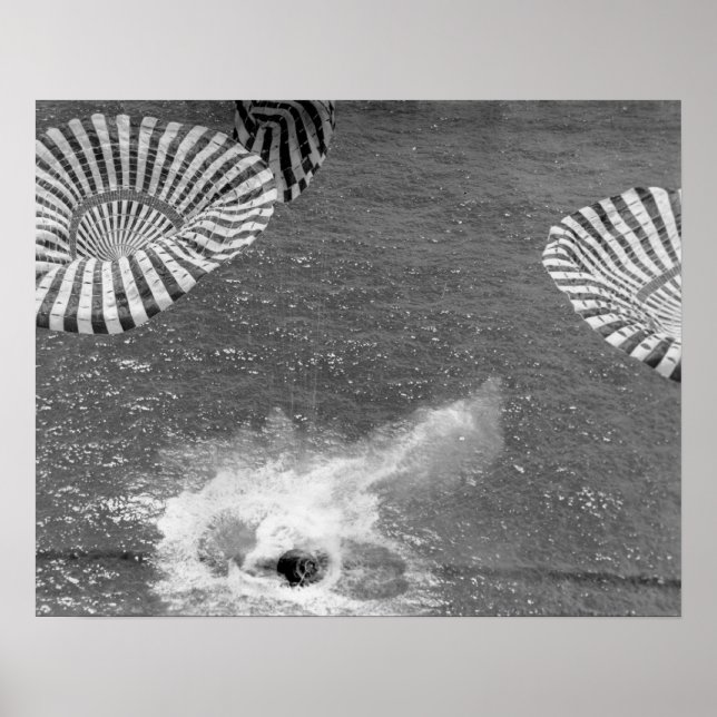 Apollo 15 Splashdown Poster (Front)