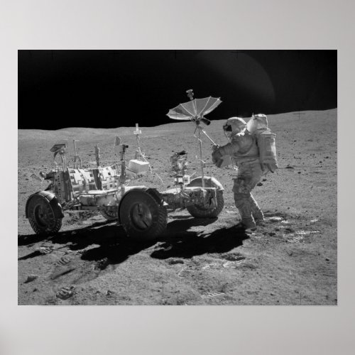 Apollo 16 Lunar Roving Vehicle Poster