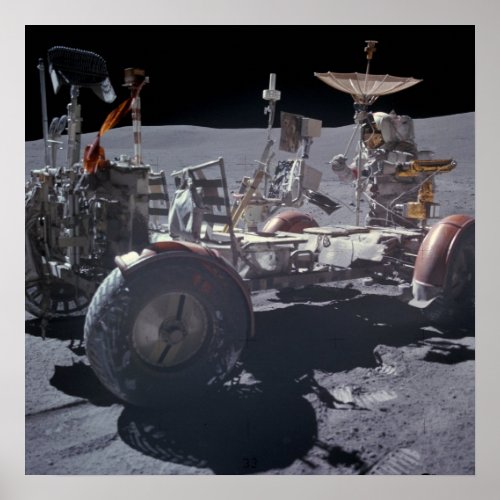 Apollo 16 Lunar Roving Vehicle Poster