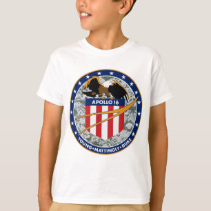 Apollo 16 NASA Mission Patch Logo T-Shirt