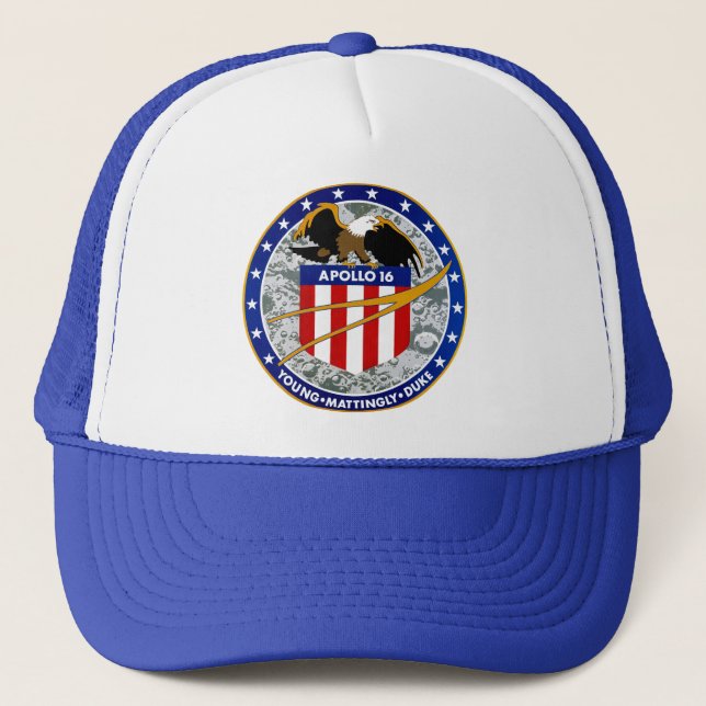 Apollo 16  trucker hat (Front)