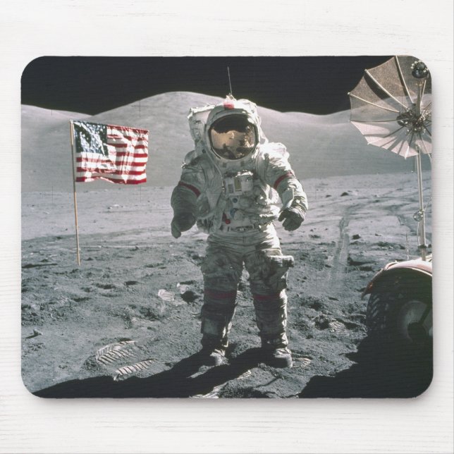 Apollo 17 Last man on the Moon Mousepad (Front)