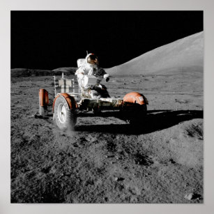 Apollo 17 Lunar Rover Poster