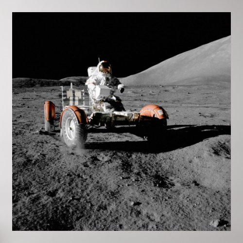 Apollo 17 Lunar Roving Vehicle Poster