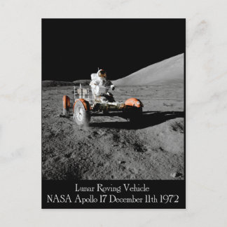 Apollo 17 Lunar Vehicle Postcard