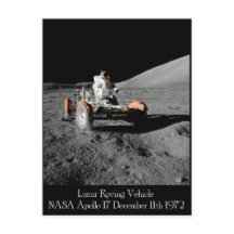 Apollo 17 Lunar Vehicle Postcard