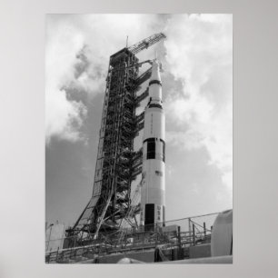 Apollo 17 on the Launch Pad Poster