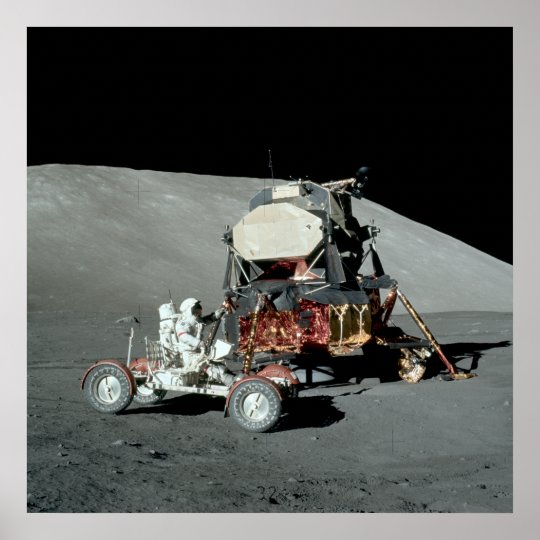 Apollo 17 - The Final Manned Moon Landing Poster | Zazzle.com