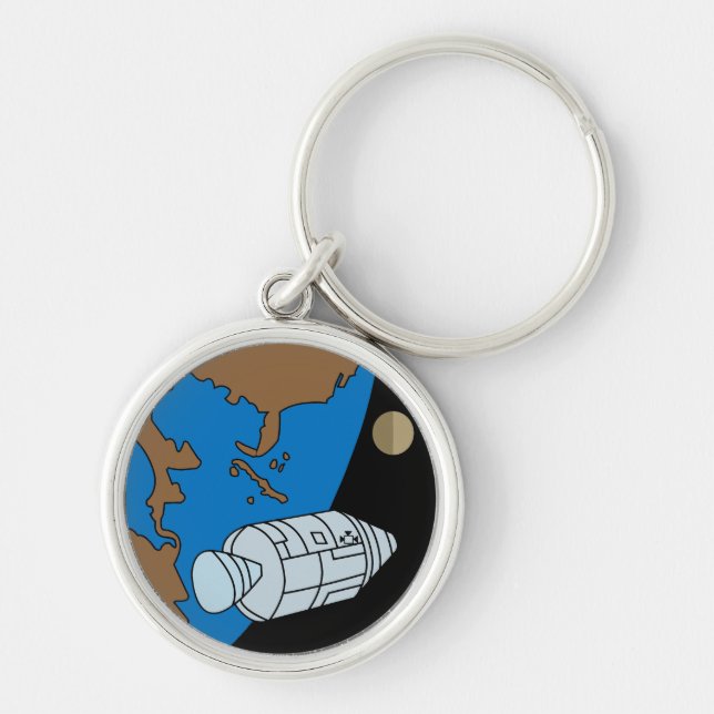 Apollo 1 Mission Patch Logo Keychain (Front)