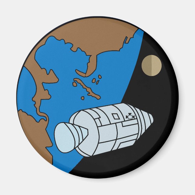 Apollo 1 Mission Patch Logo Magnet (Front)