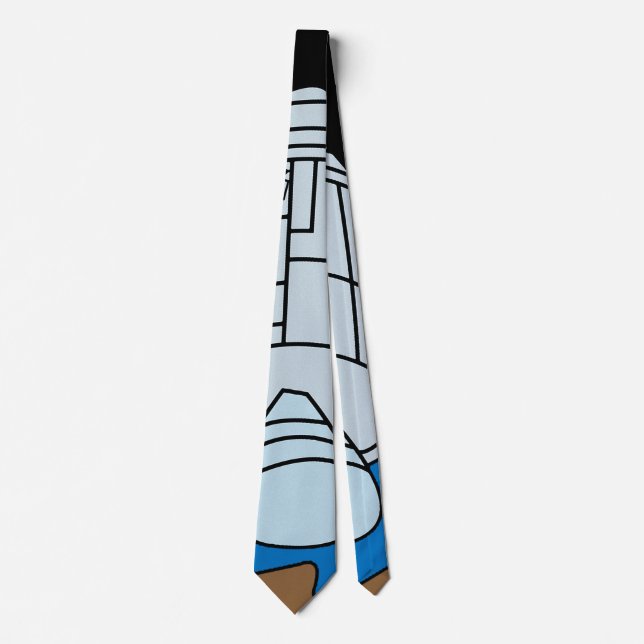 Apollo 1 Mission Patch Logo Tie (Front)