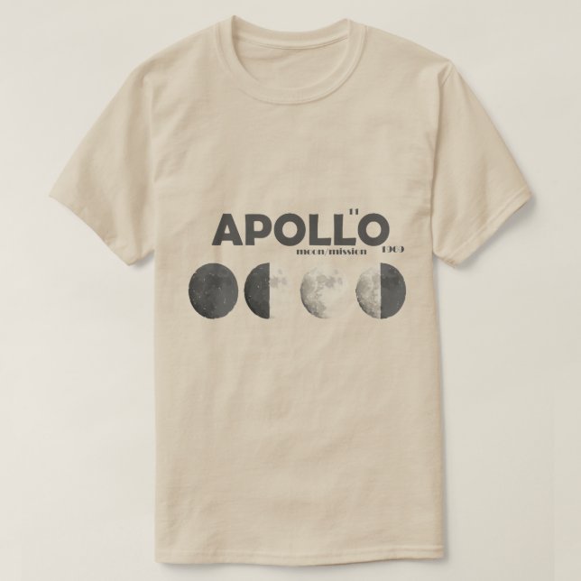 Apollo 2019-1969 T-shirts Moon mission (Design Front)