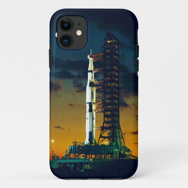 Apollo 4 Saturn V on Pad A Launch Complex 39 Case-Mate iPhone Case (Back)