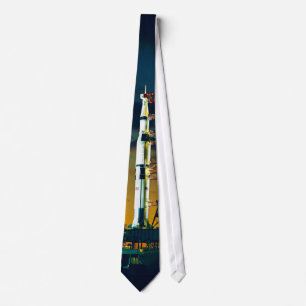 Apollo 4 Saturn V on Pad A Launch Complex 39 Tie