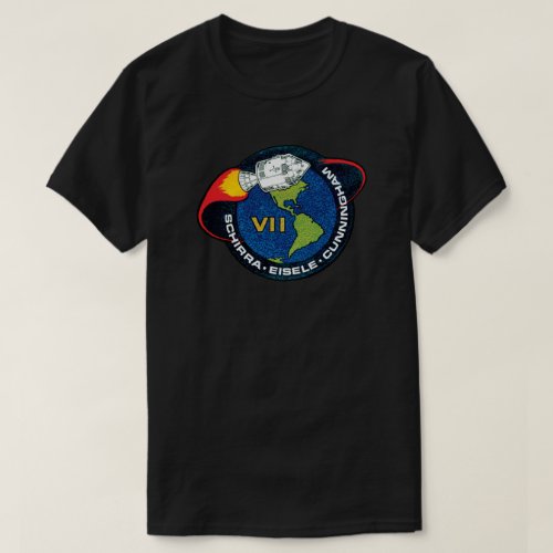 Apollo 7 NASA Mission Patch Logo T_Shirt