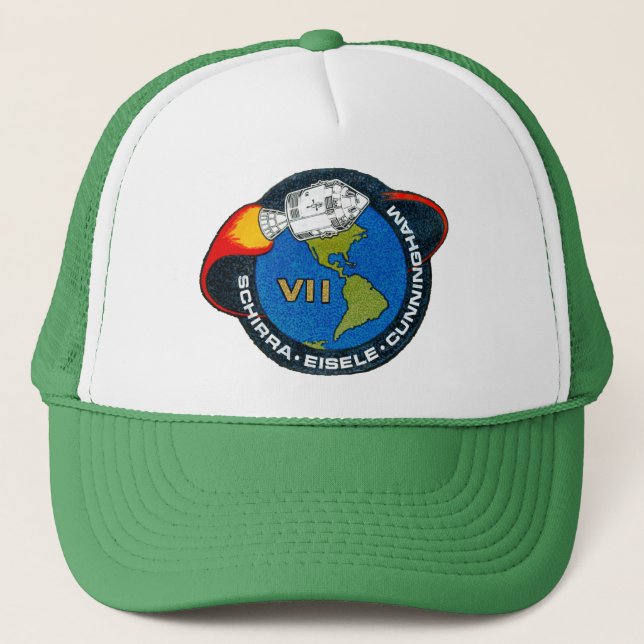 Apollo 7 Patch  Trucker Hat (Front)