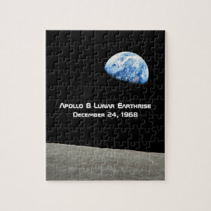 Apollo 8 Lunar Earthrise 50th Anniversary Jigsaw Puzzle