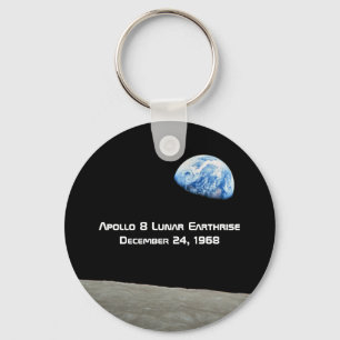 Apollo 8 Lunar Earthrise 50th Anniversary Keychain