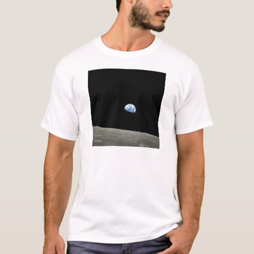 Apollo 8 NASA Moon Mission Earthrise T_Shirt