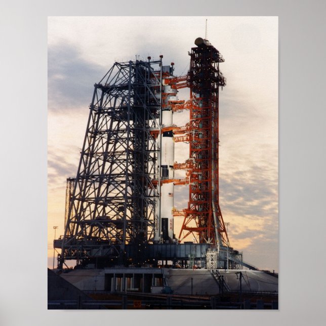 Apollo 8 on the Launch Pad Poster (Front)