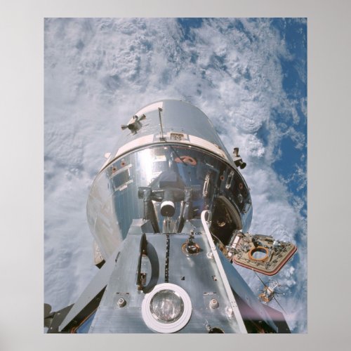 Apollo 9 Command Module docked with Lunar Module Poster