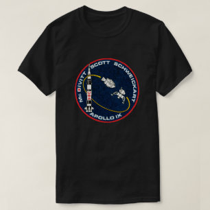 Apollo 9 NASA Mission Patch Logo T-Shirt