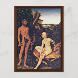 Apollo And Diana In The Forest Landscape, Apollo A Postcard