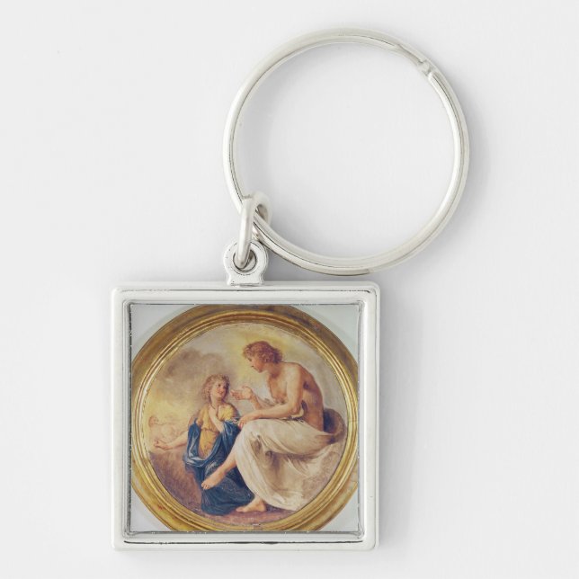 Apollo and Phaethon, c.1634 (fresco) Keychain (Front)
