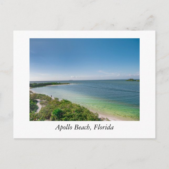 Apollo Beach and the Gulf of Mexico Postcard (Front)