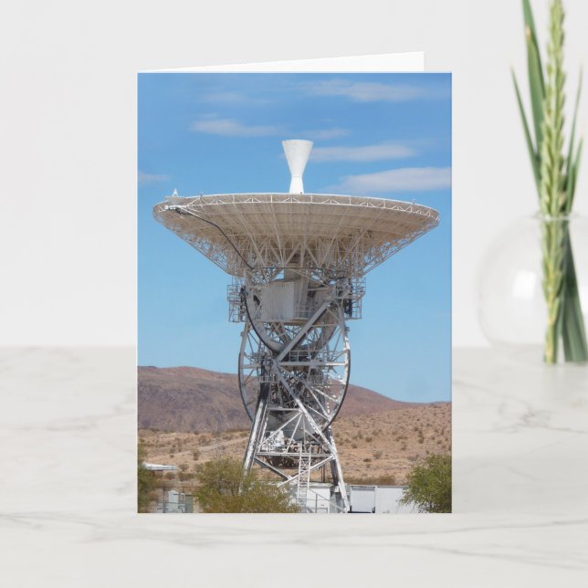 Apollo Deep Space Dish Antenna Card (Front)