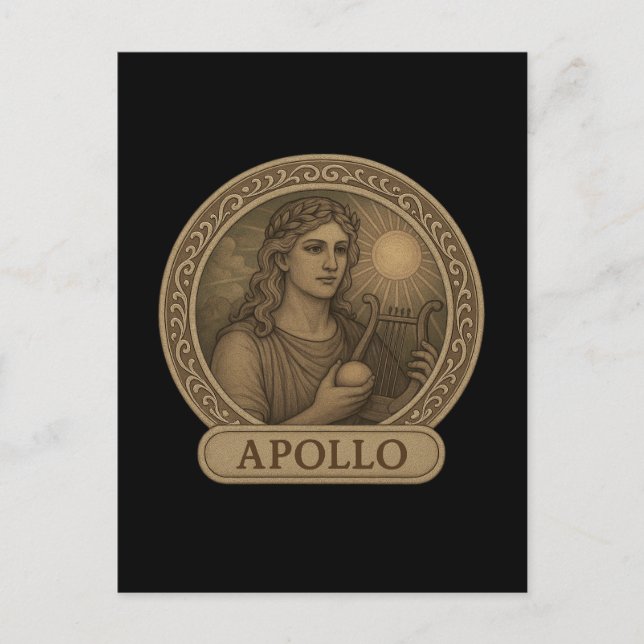 Apollo God of Light Postcard (Front)