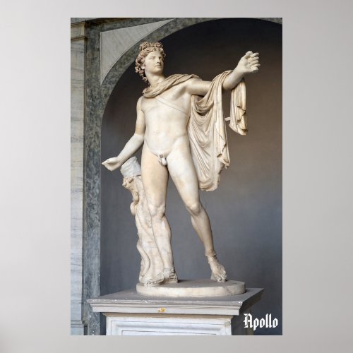 Apollo  Greek God  Poster