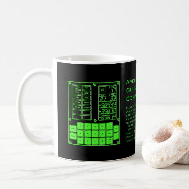 Apollo Guidance Computer Mug (With Donut)