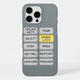 Apollo Indicator Alarm DSKY, Gimbal Lock iPhone 16 Pro Max Case