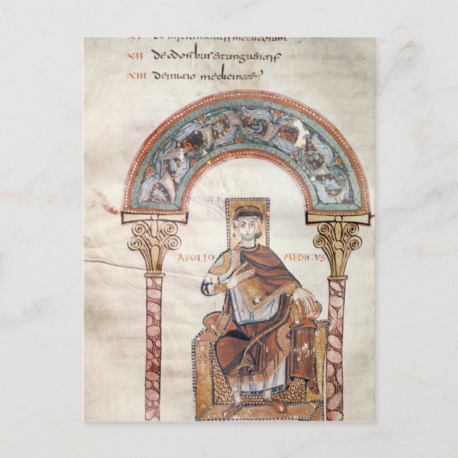 Apollo Medicus, from 'Etymologiae' Postcard (Front)