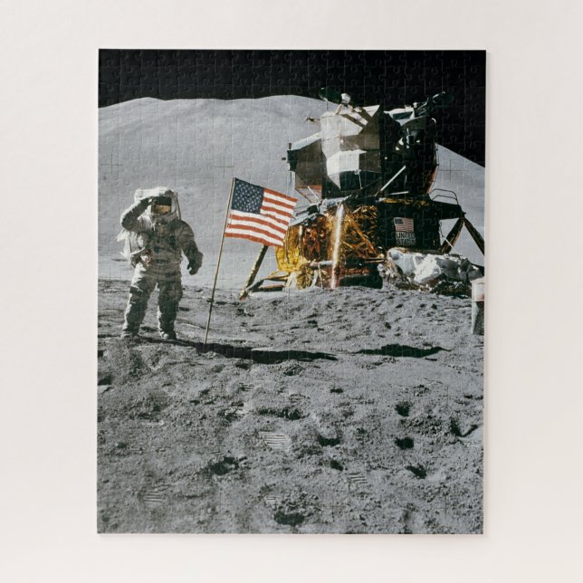 Apollo Moon Landing  Jigsaw Puzzle (Vertical)
