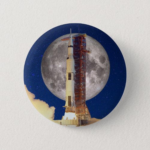 Apollo Moon Mission Rocket Launch Button
