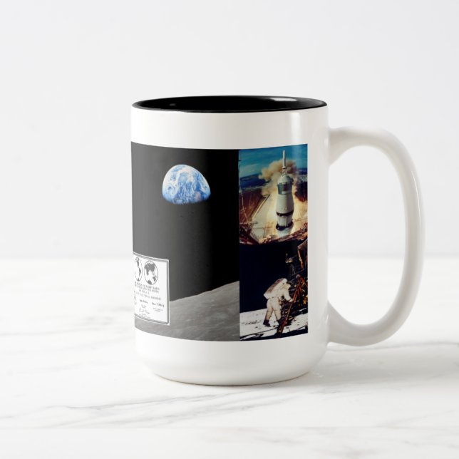 Apollo moon missions mug (Right)