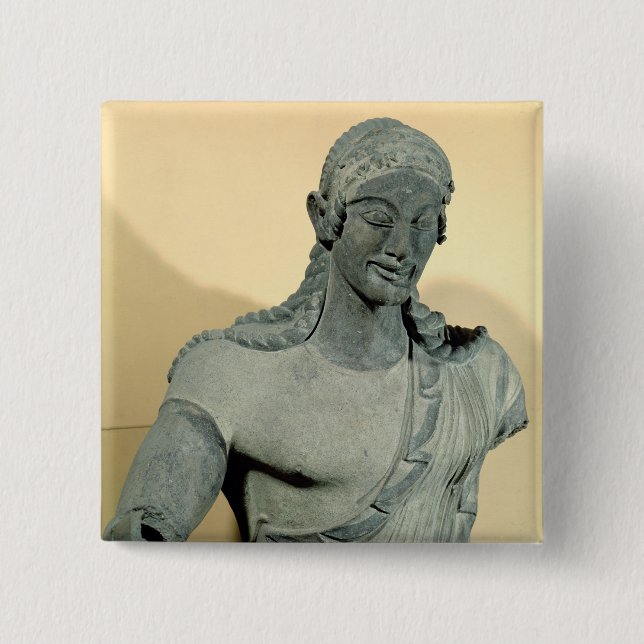 Apollo of Veii, from the Temple of Minerva Button (Front)