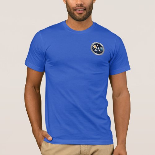Apollo Program emblem on Royal Blue T_shirt