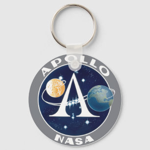 Apollo Program Logo Keychain