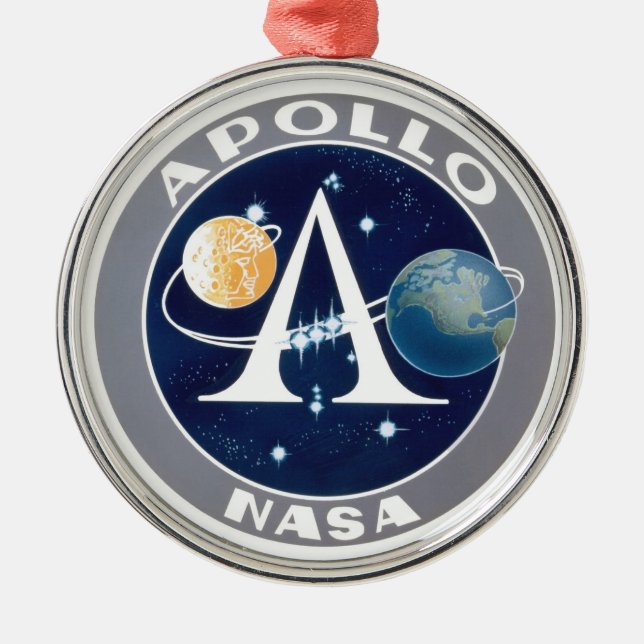 Apollo Program Logo Metal Ornament (Front)