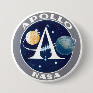 Apollo Program Logo Pinback Button