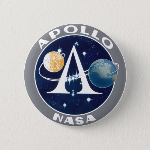 Apollo Program Logo Pinback Button
