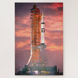 Apollo Saturn 1B Rocket Launch Jigsaw Puzzle