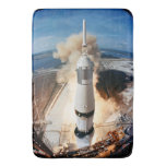 Apollo Saturn V Rocket launch to Moon 1969 Bath Mat