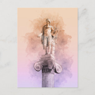 Apollo Statue Postcard – Greek Mythology Souvenir